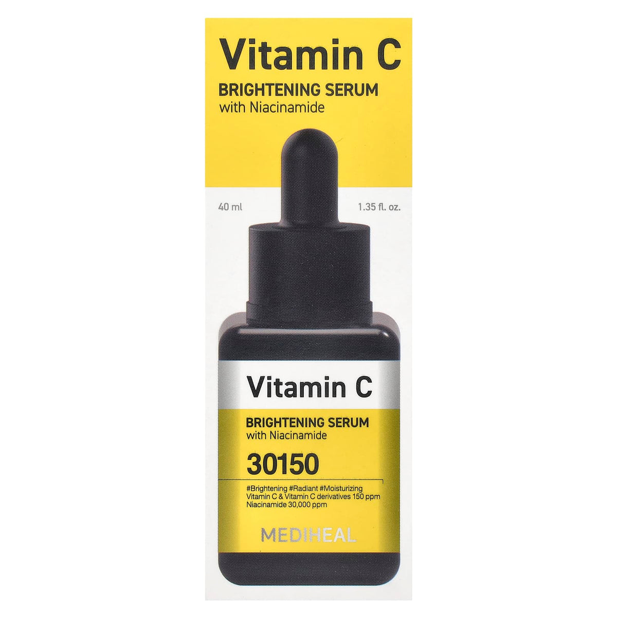 MEDIHEAL | BRIGHTENING SERUM WITH VITAMIN C &amp;amp; NIACINAMIDE - FROM THE MANUFACTURER (AVOID COPIES)