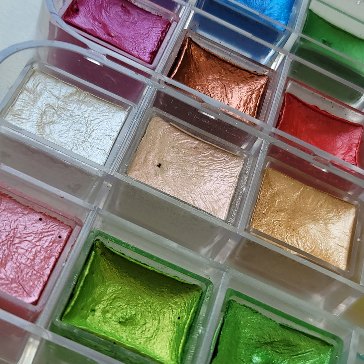 WATERCOLOR PAINT | METALLIC - 12 COLORS