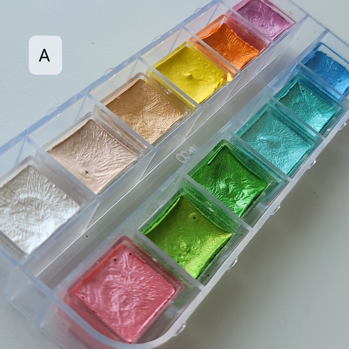 WATERCOLOR PAINT | METALLIC - 12 COLORS