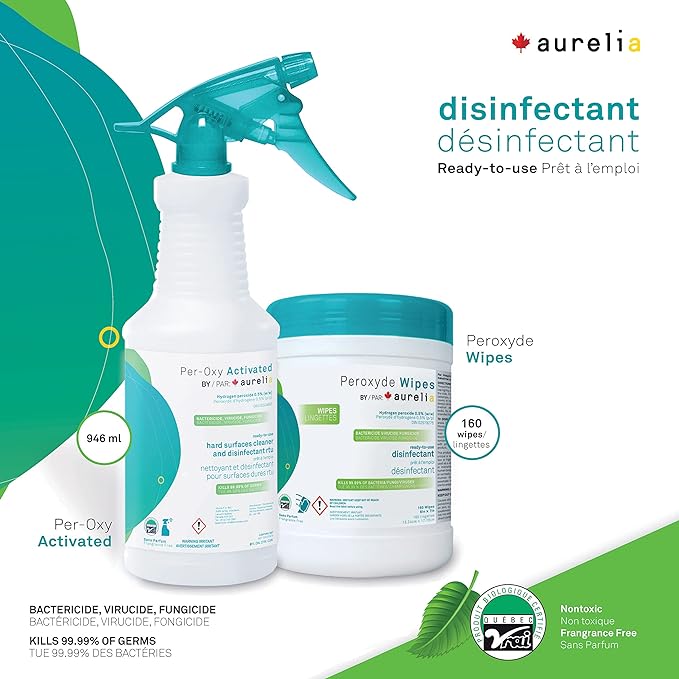 NETTOYANT ET DÉSINFECTANT EN BOUTEILLE - AURELIA