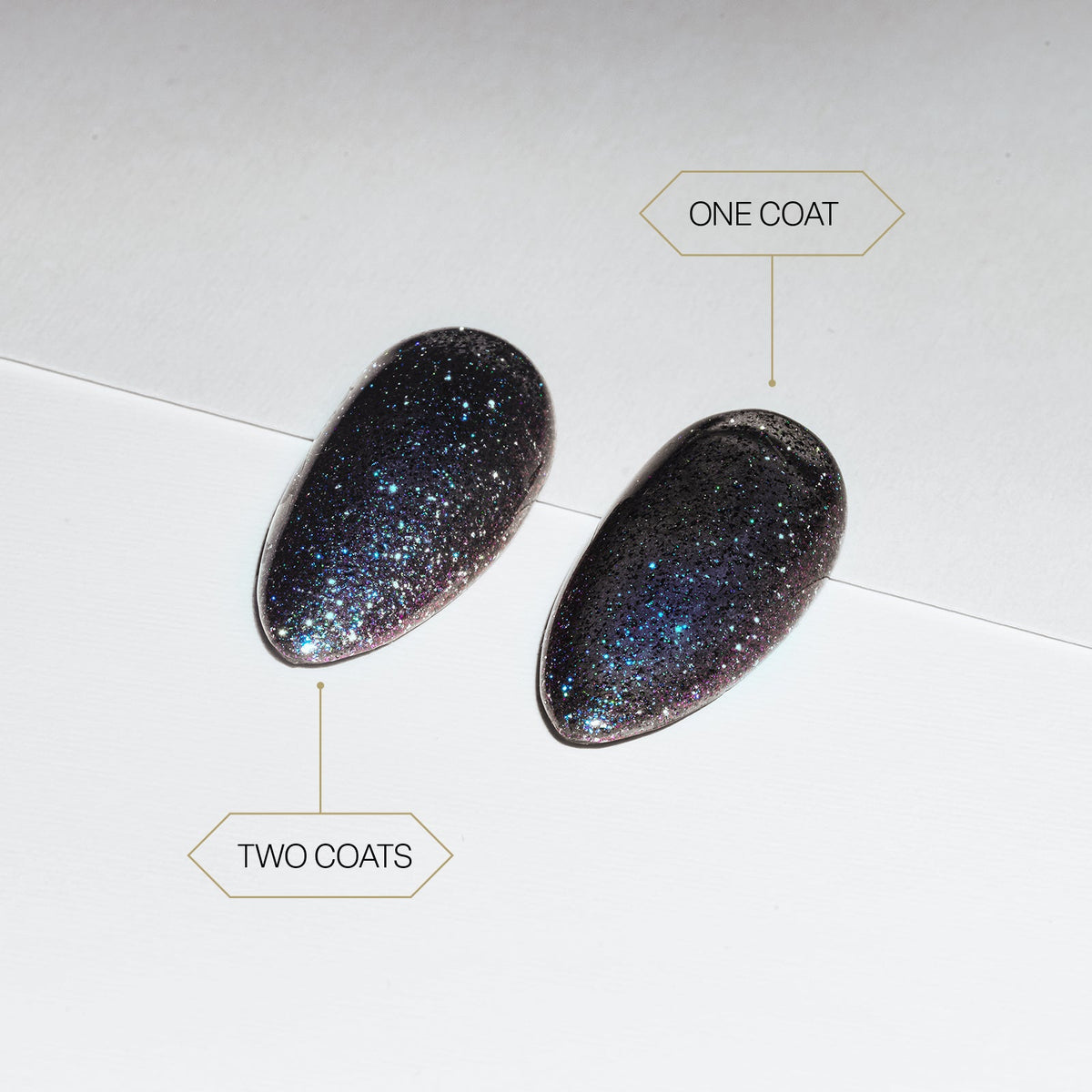 DARK NIGHT | SHIMMERY CAT EYE - GEL POLISH - AFTER NAIL