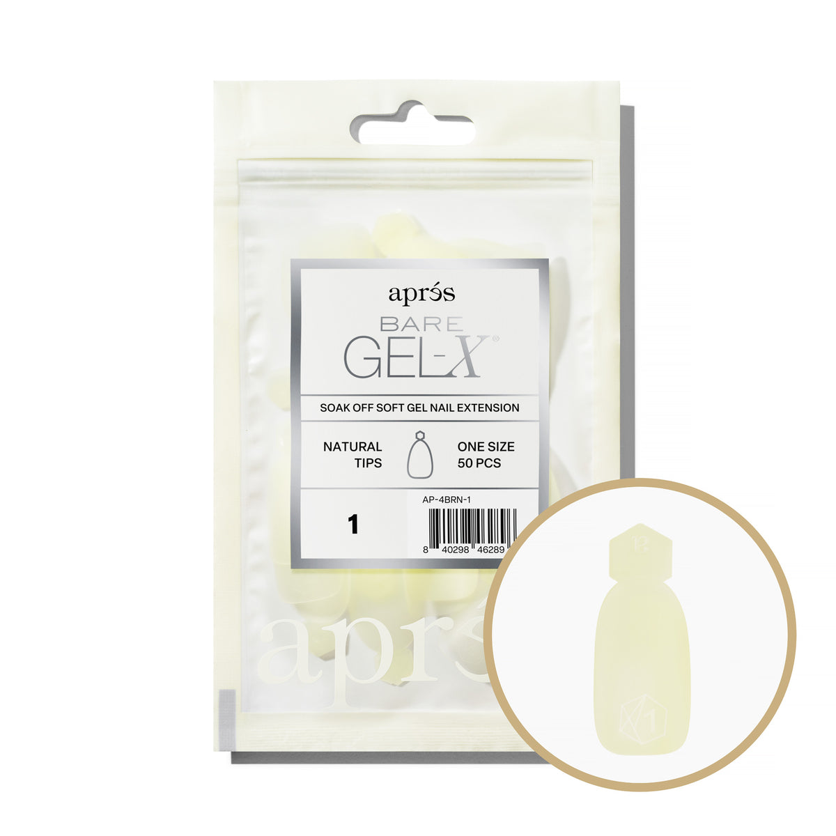 BARE GEL-X | NATURAL | REFILL BAG - APRÉS NAIL