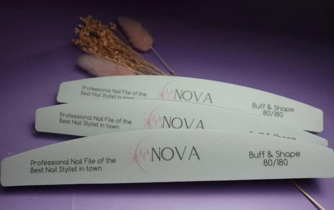 LIME ÉPONGE BUFF &amp; SHAPE - GRAIN 80/180 - YELLE NAILZ