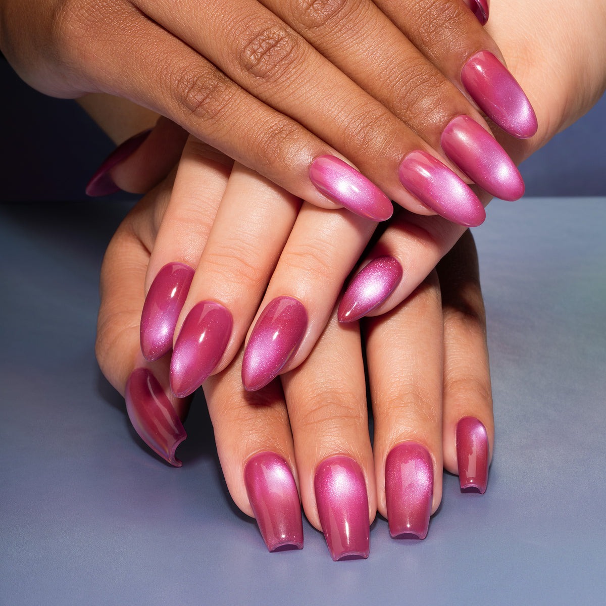 ENSEMBLE CAT EYE 2 TONS  PRISMATIC | 6 COULEURS - VERNIS GEL - APRÉS NAIL