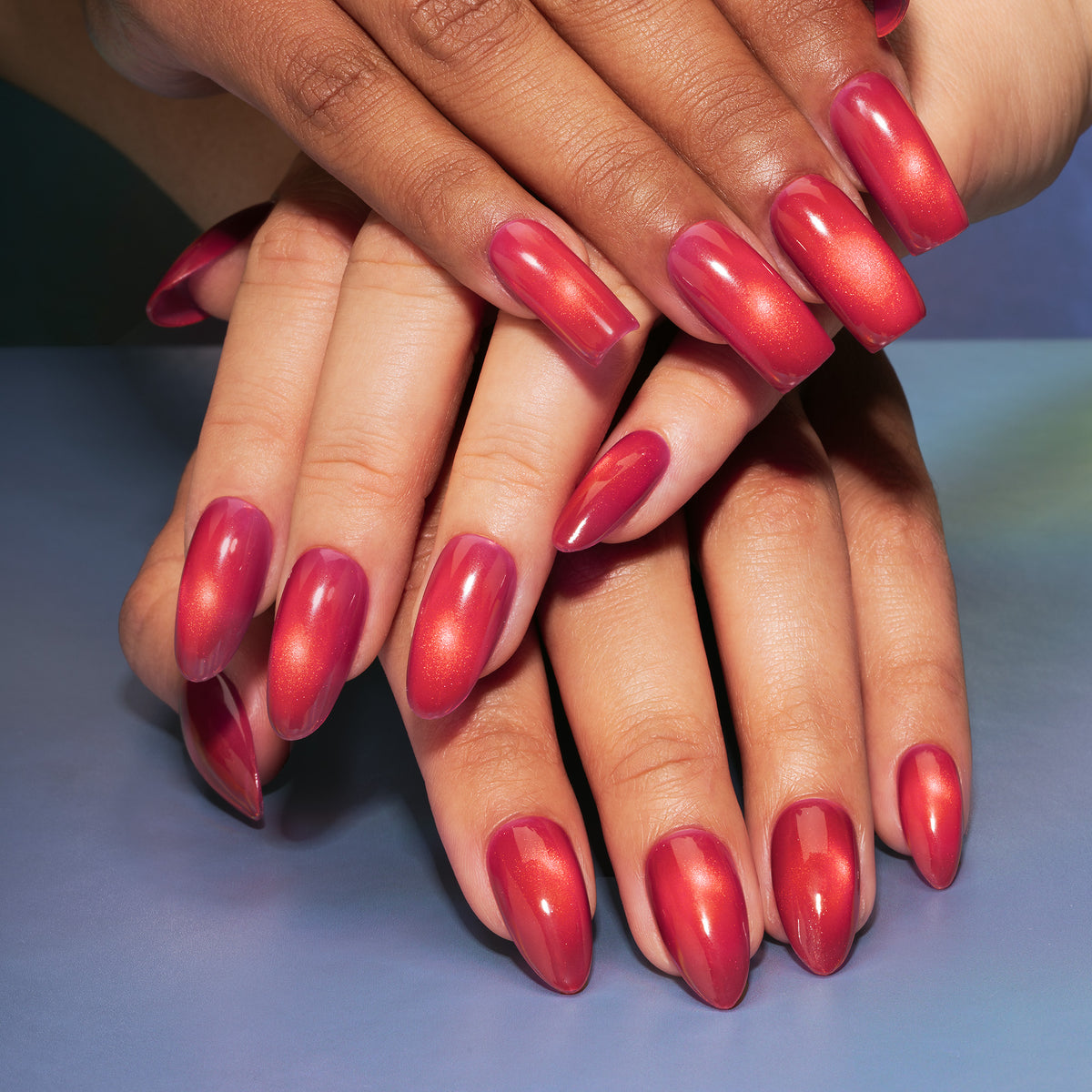 DUAL CHERRY | CAT EYE 2 TONS - VERNIS GEL - APRÉS NAIL