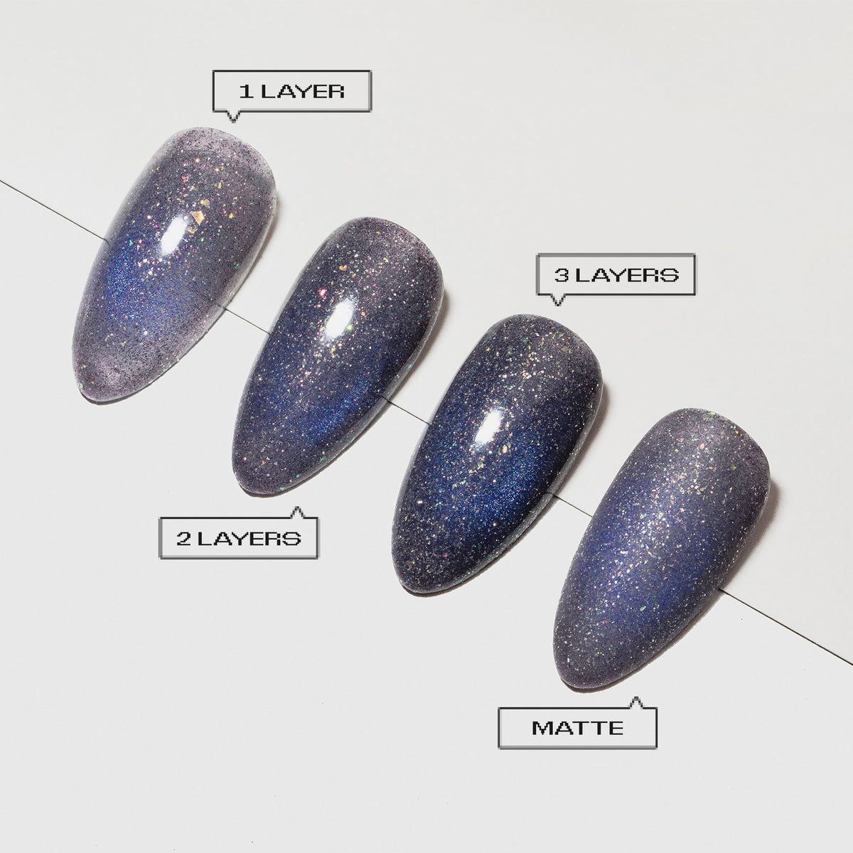 MY TOP EIGHT | GLITTER 2 TONS - VERNIS GEL - APRÉS NAIL