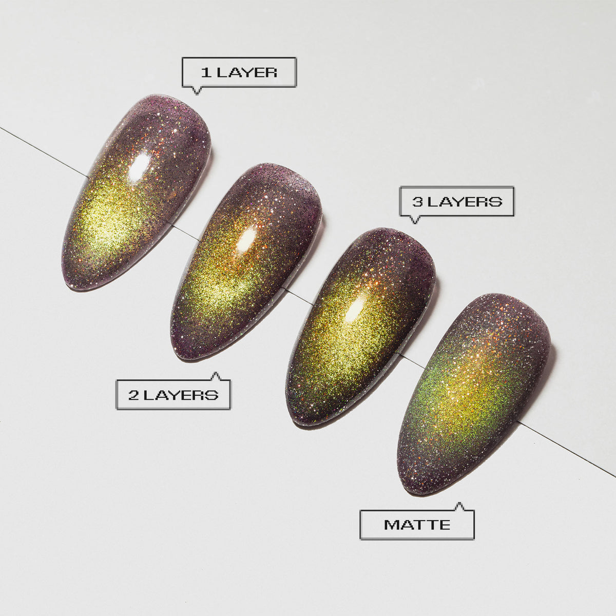 MATRIX GLOW | GLITTER 2 TONS - VERNIS GEL - APRÉS NAIL
