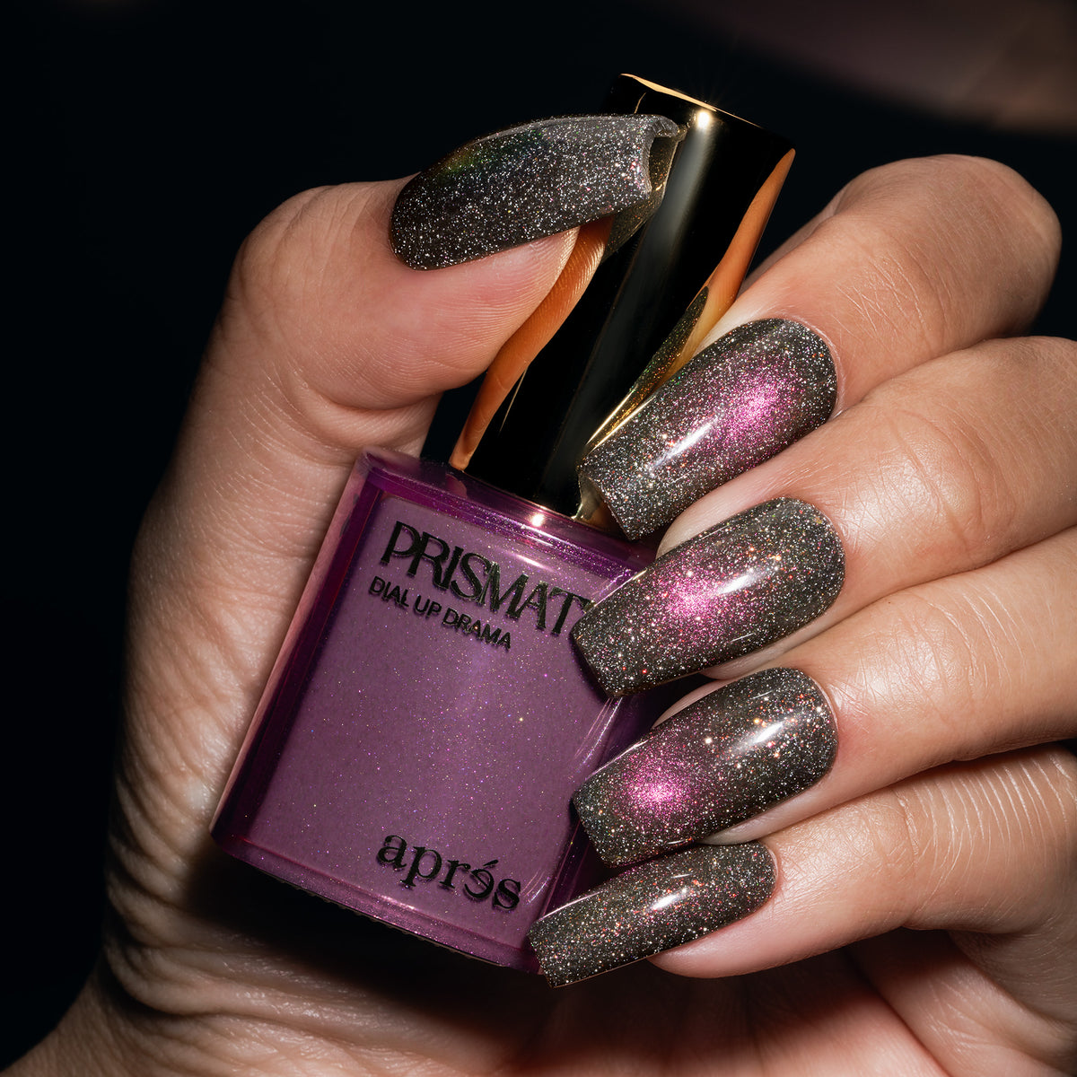 DIAL UP DRAMA | GLITTER 2 TONS - VERNIS GEL - APRÉS NAIL