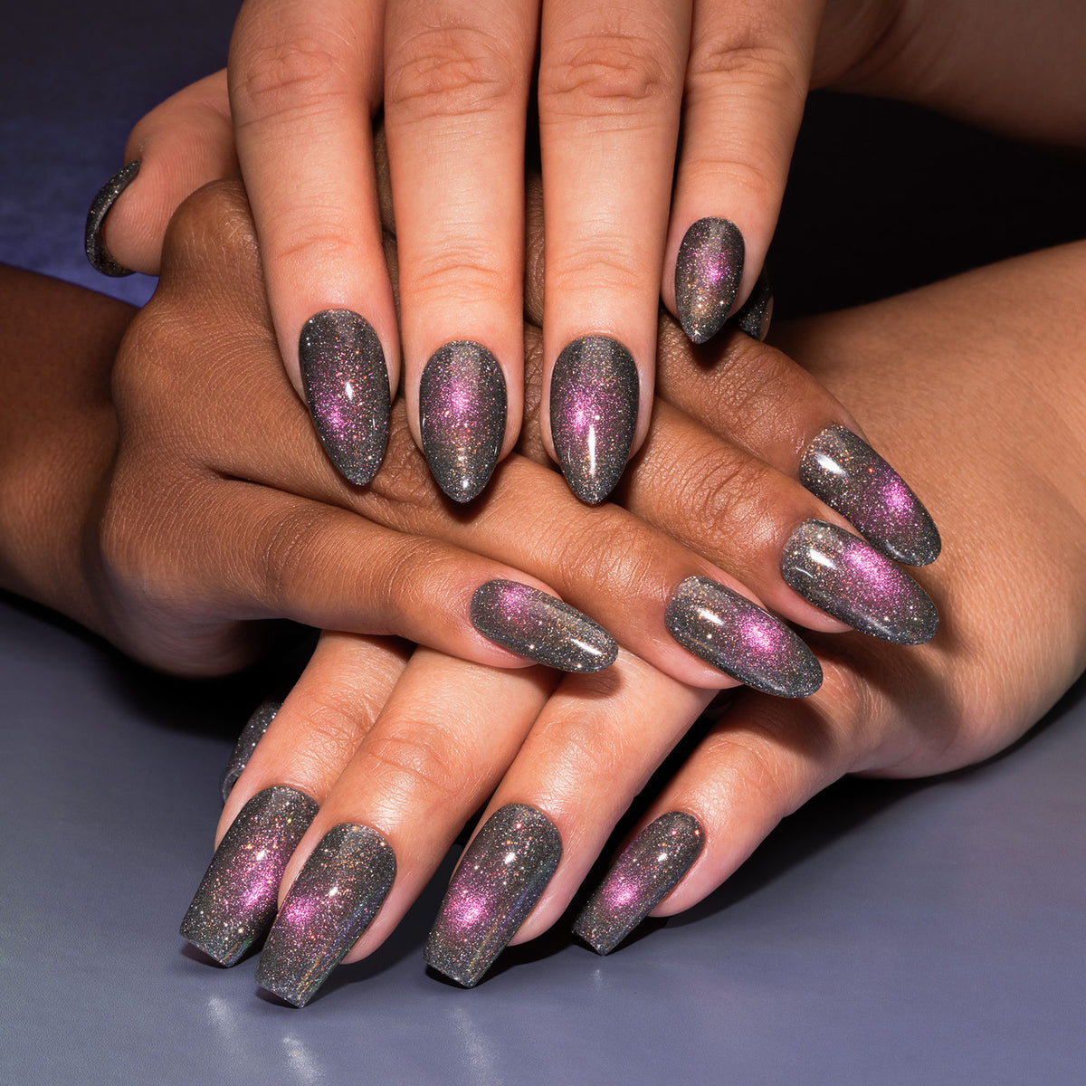 DIAL UP DRAMA | GLITTER 2 TONS - VERNIS GEL - APRÉS NAIL