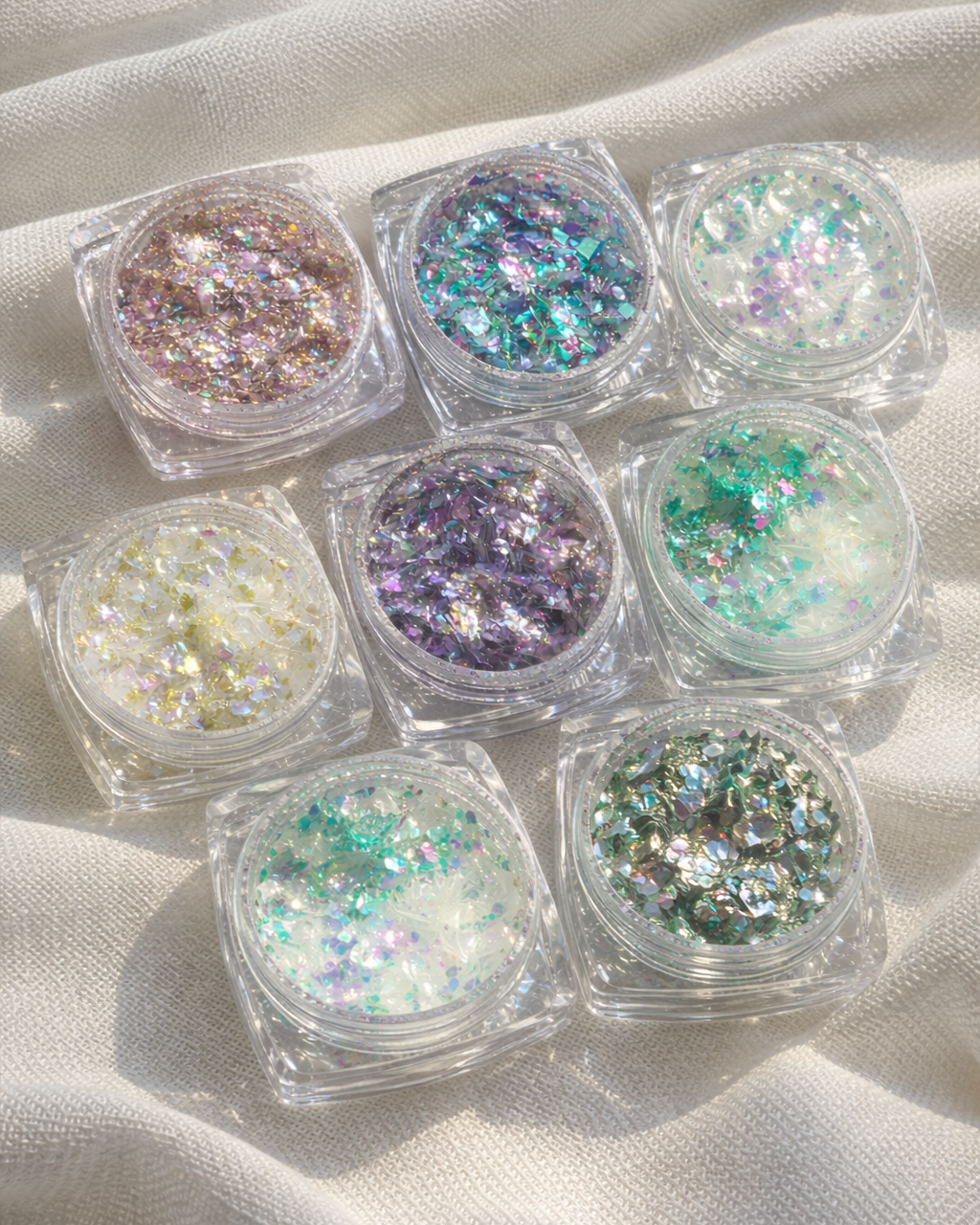 AURORA FLAKE SET - 8 COLORS - NF-ART