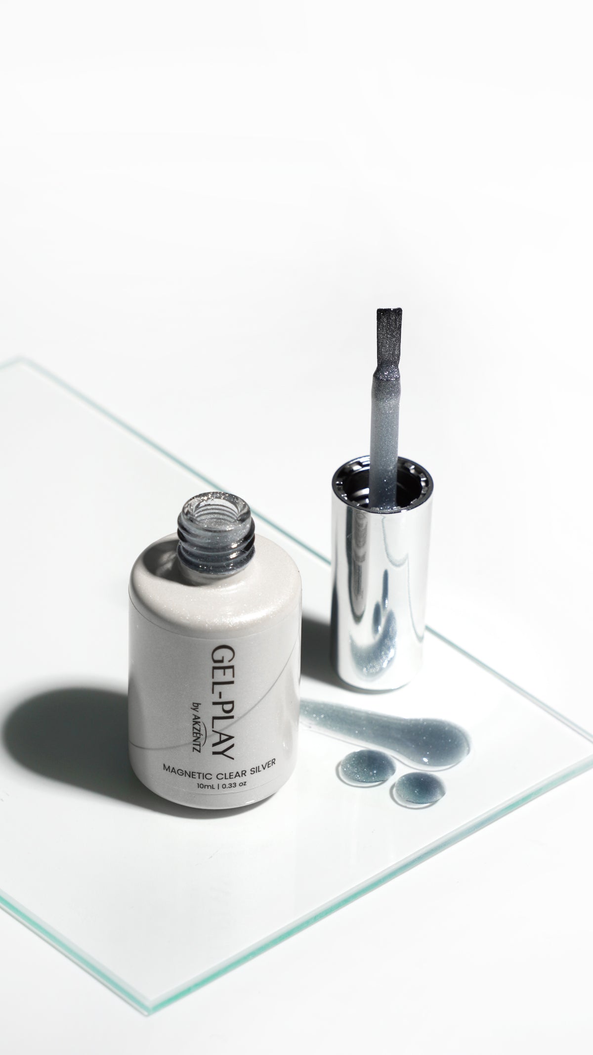 MAGNETIC CLEAR SILVER | GEL PLAY IN BOTTLE - AKZENTZ