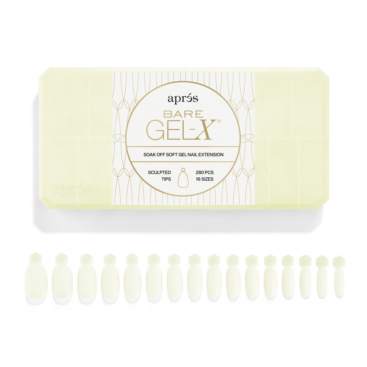 BARE GEL-X SOFT GEL TIPS BOXE | NATURAL OR SCULPTED - APRÉS NAIL