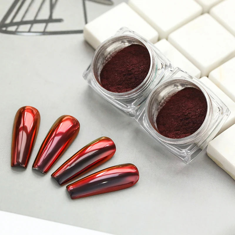 CHROME POWDER | RED CHAMELEON - NAILIFY