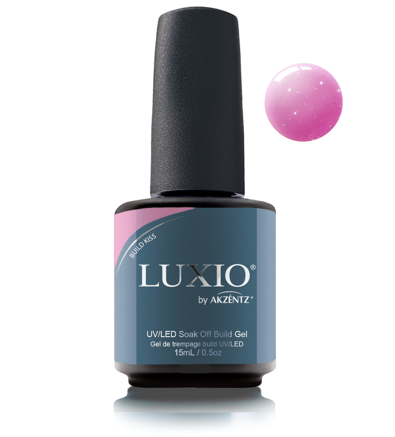 LUXIO BUILD SPARKLES - KISS | GEL DE CONSTRUCTION EN BOUTEILLE - AKZENTZ