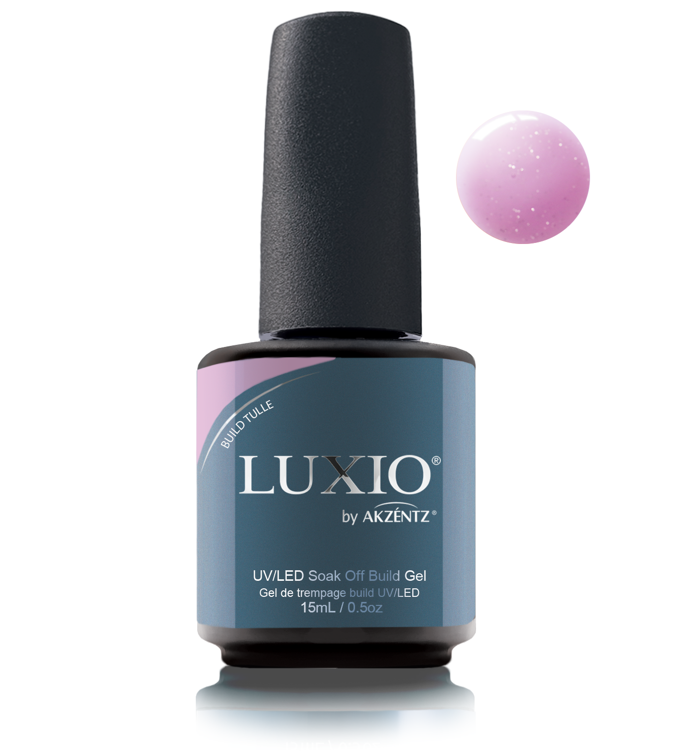 LUXIO BUILD SPARKLES - TULLE | GEL DE CONSTRUCTION EN BOUTEILLE - AKZENTZ