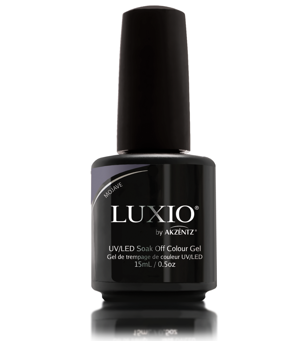 LUXIO MOJAVE | UV/LED GEL POLISH IN VELVETY MAUVE GRAY COLOR - AKZENTZ 