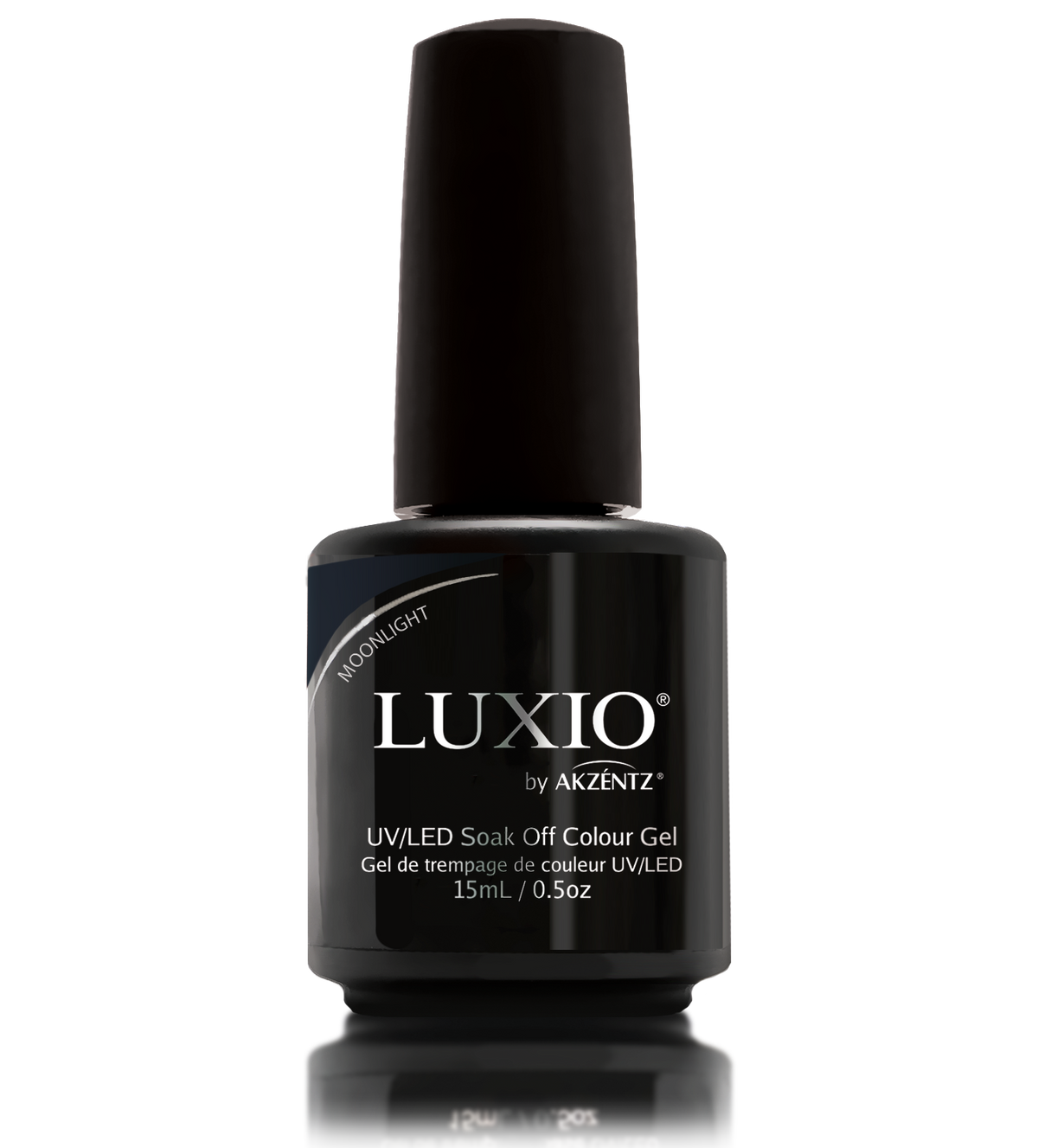 LUXIO MOONLIGHT | UV/LED GEL POLISH IN DEEP NIGHT BLUE COLOR - AKZENTZ