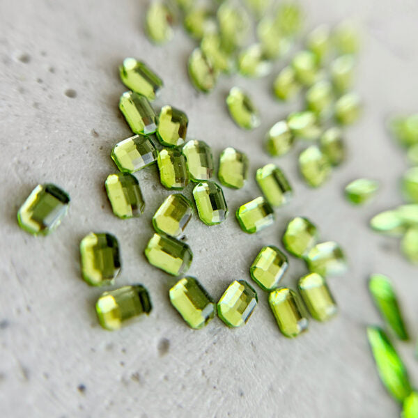 ENSEMBLE COMPLET | DIAMANTS FORMES | VERT - MEM