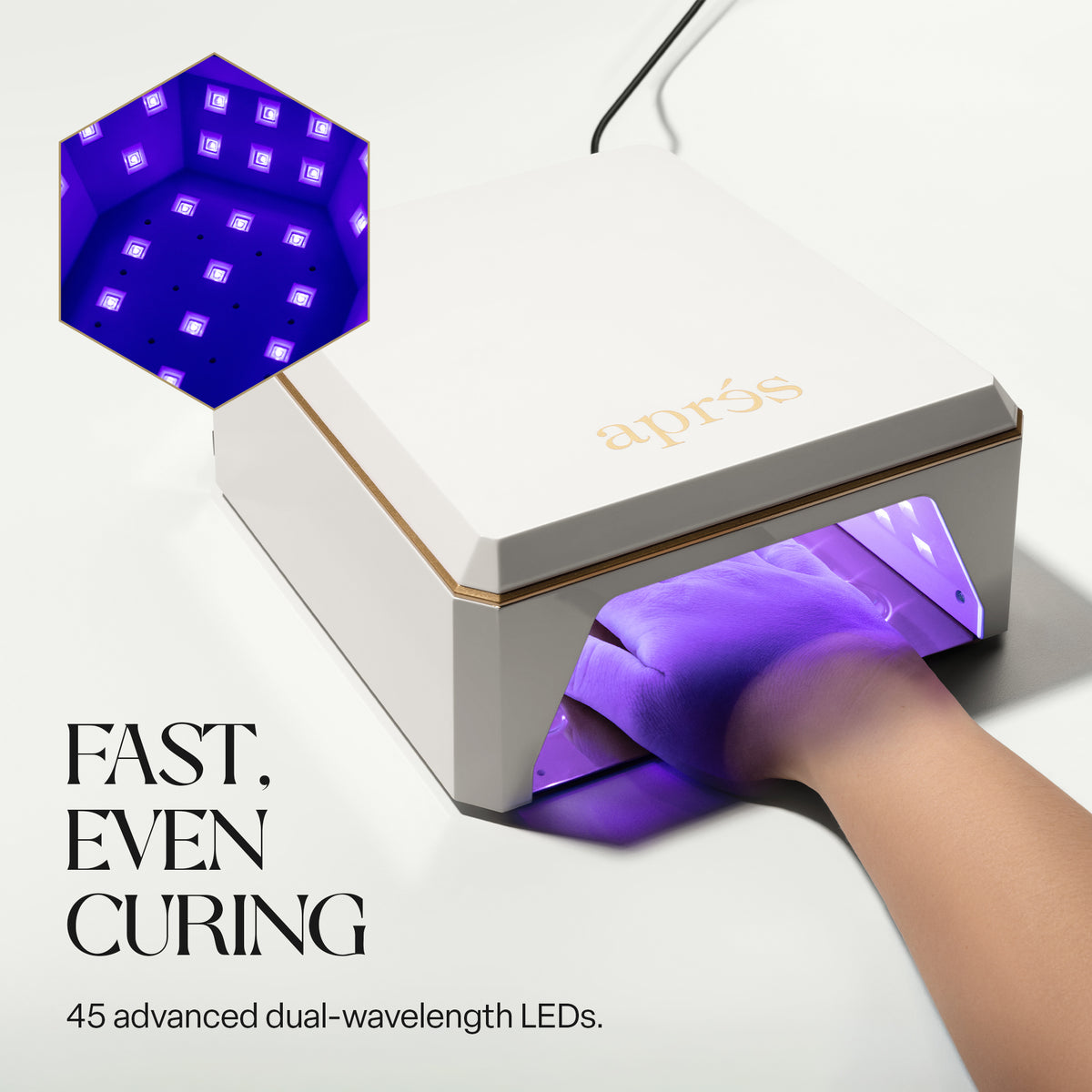 MINI NOVA LED LAMP | WHITE - AFTER