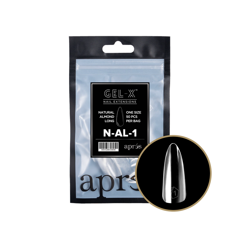 GEL-X NATURAL ALMOND LONG 2.0 REFILL BAG