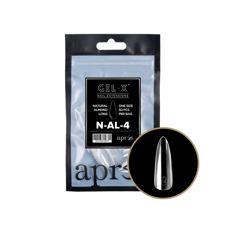 GEL-X NATURAL ALMOND LONG 2.0 REFILL BAG