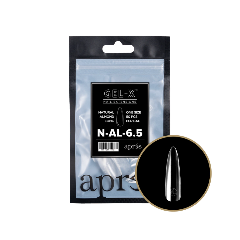 GEL-X NATURAL ALMOND LONG 2.0 REFILL BAG