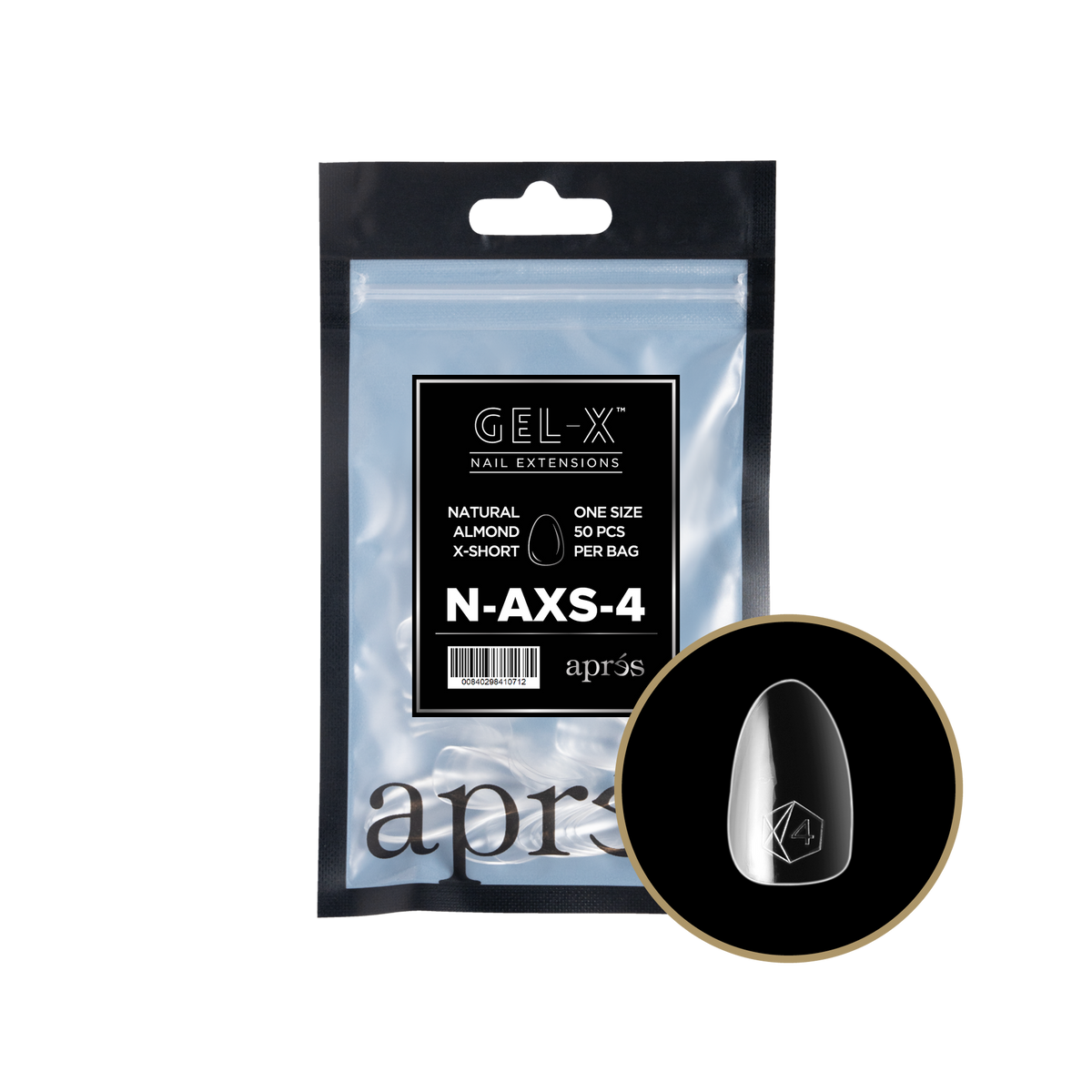 GEL-X NATURAL ALMOND X-SHORT 2.0 REFILL BAG