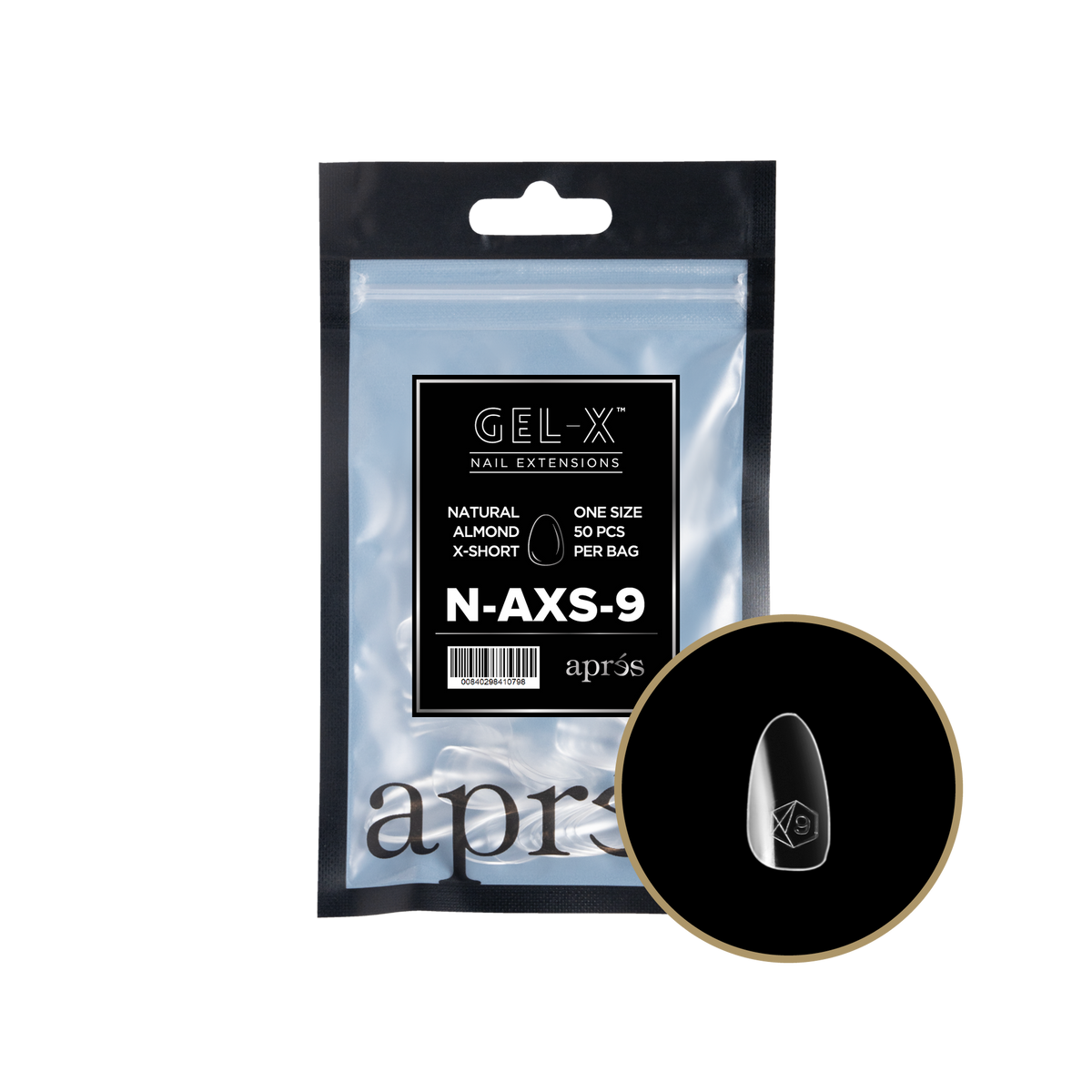 GEL-X NATURAL ALMOND X-SHORT 2.0 REFILL BAG