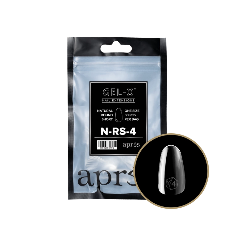 GEL-X NATURAL ROUND SHORT 2.0 REFILL BAG