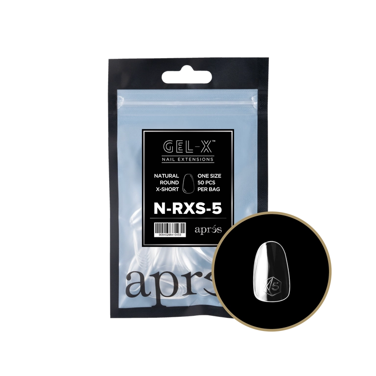 GEL-X NATURAL ROUND X-SHORT 2.0 REFILL BAG