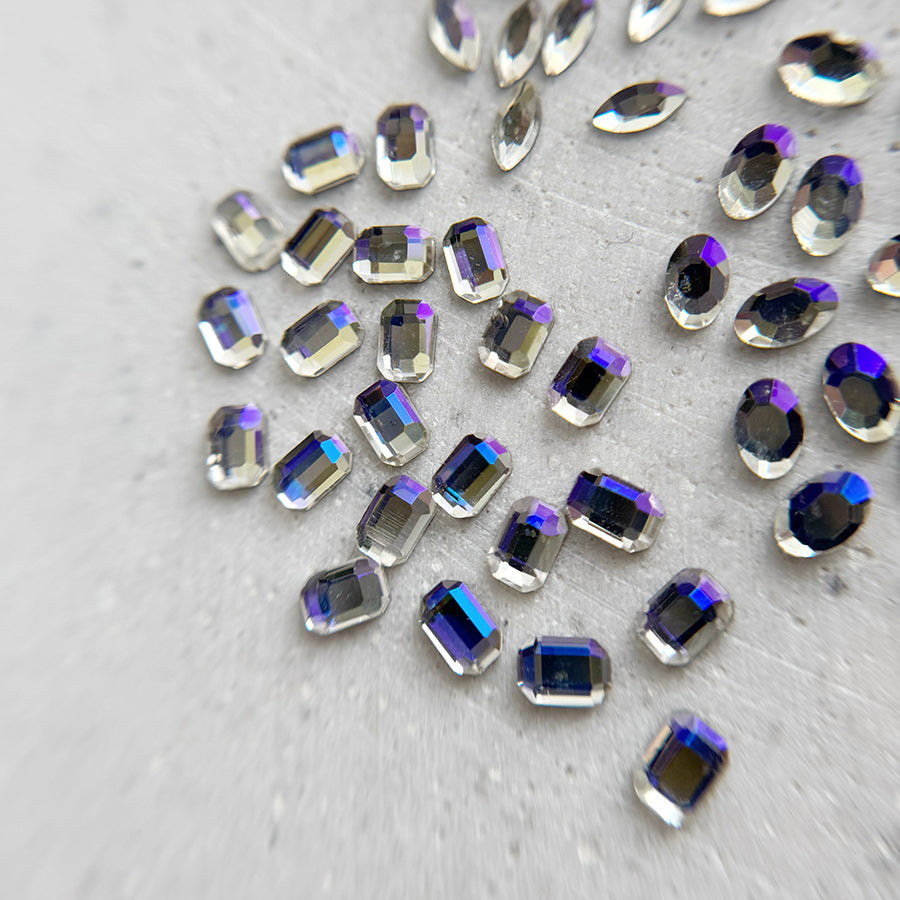 DIAMANTS FORMES | CLAIRE REFLET BLEUTÉ | MINI OCTOGONE - MEM