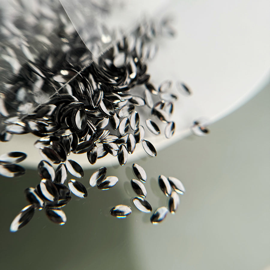 BIJOUX | ARGENT FONCÉ | OVALE MOYEN - MEM