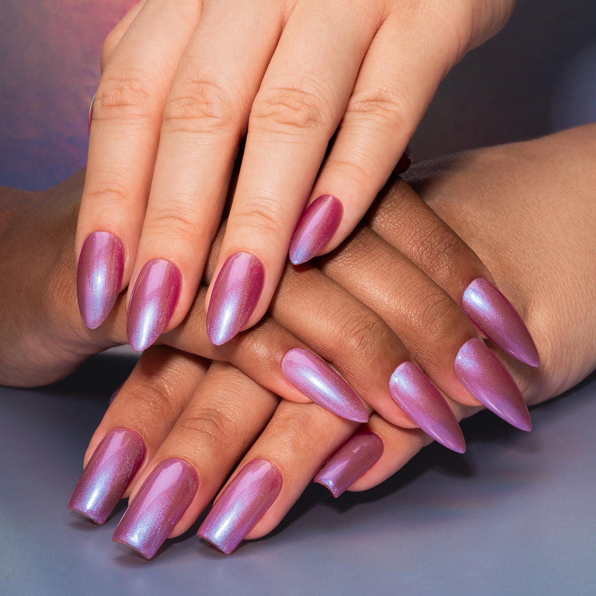 ENSEMBLE PEARLESCENT PRISMATIC | 6 COULEURS - VERNIS GEL - APRÉS NAIL
