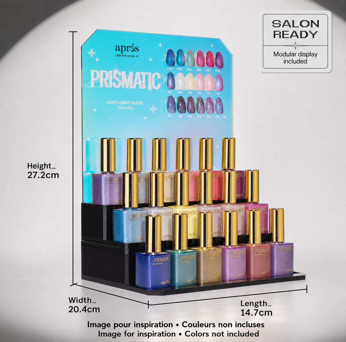 PRÉSENTOIR ET NUANCIER | PRISMATIC - APRÉS NAIL