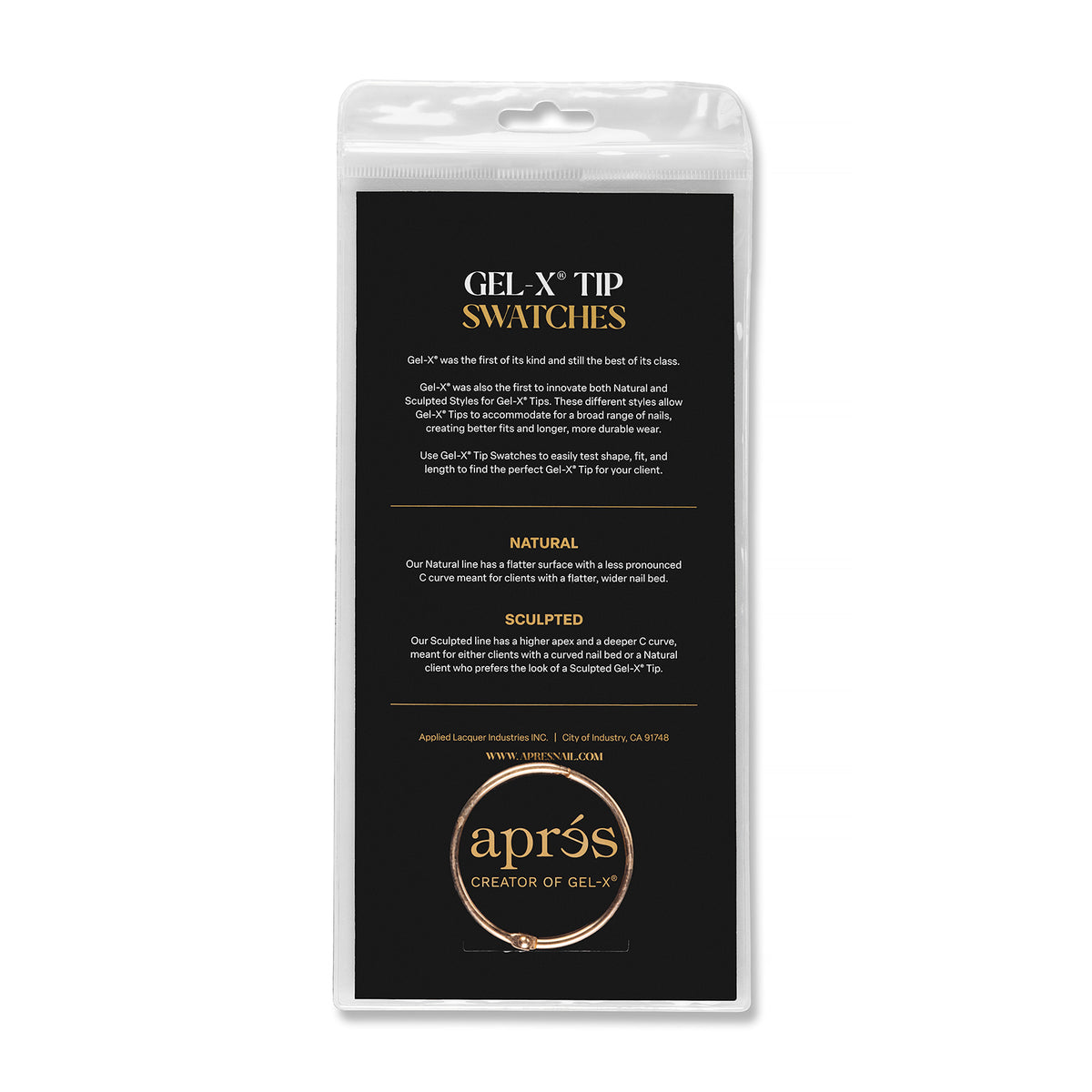 COFFIN &amp; SQUARE X-LONG - SCULPTED | GEL-X TIP SWATCH - APRÉS NAIL