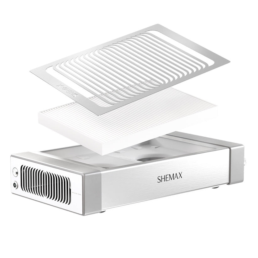 SHEMAX STYLE PRO NL | 𝗚𝗥𝗜𝗦 - COLLECTEUR DE POUSSIÈRE PROFESSIONNEL POUR MANUCURE