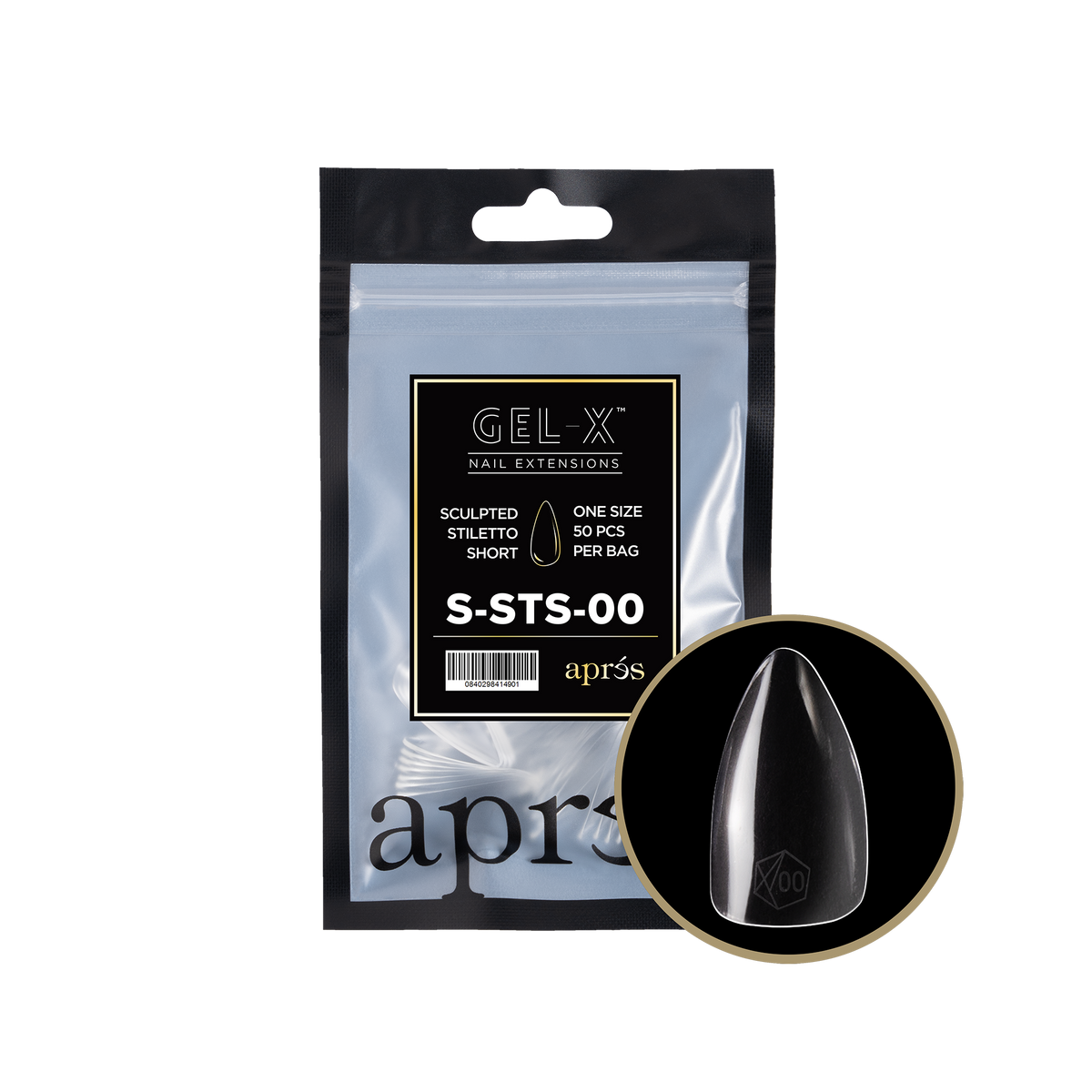 GEL-X SCULPTED STILETTO SHORT 2.0 REFILL BAG
