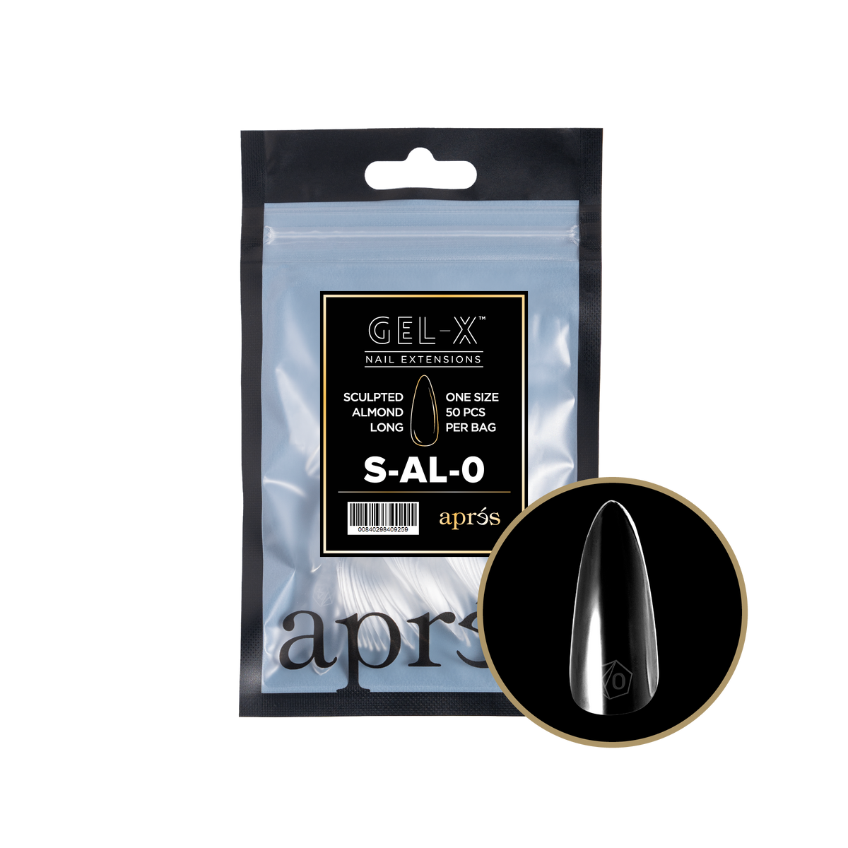 GEL-X SCULPTED ALMOND LONG 2.0 REFILL BAG