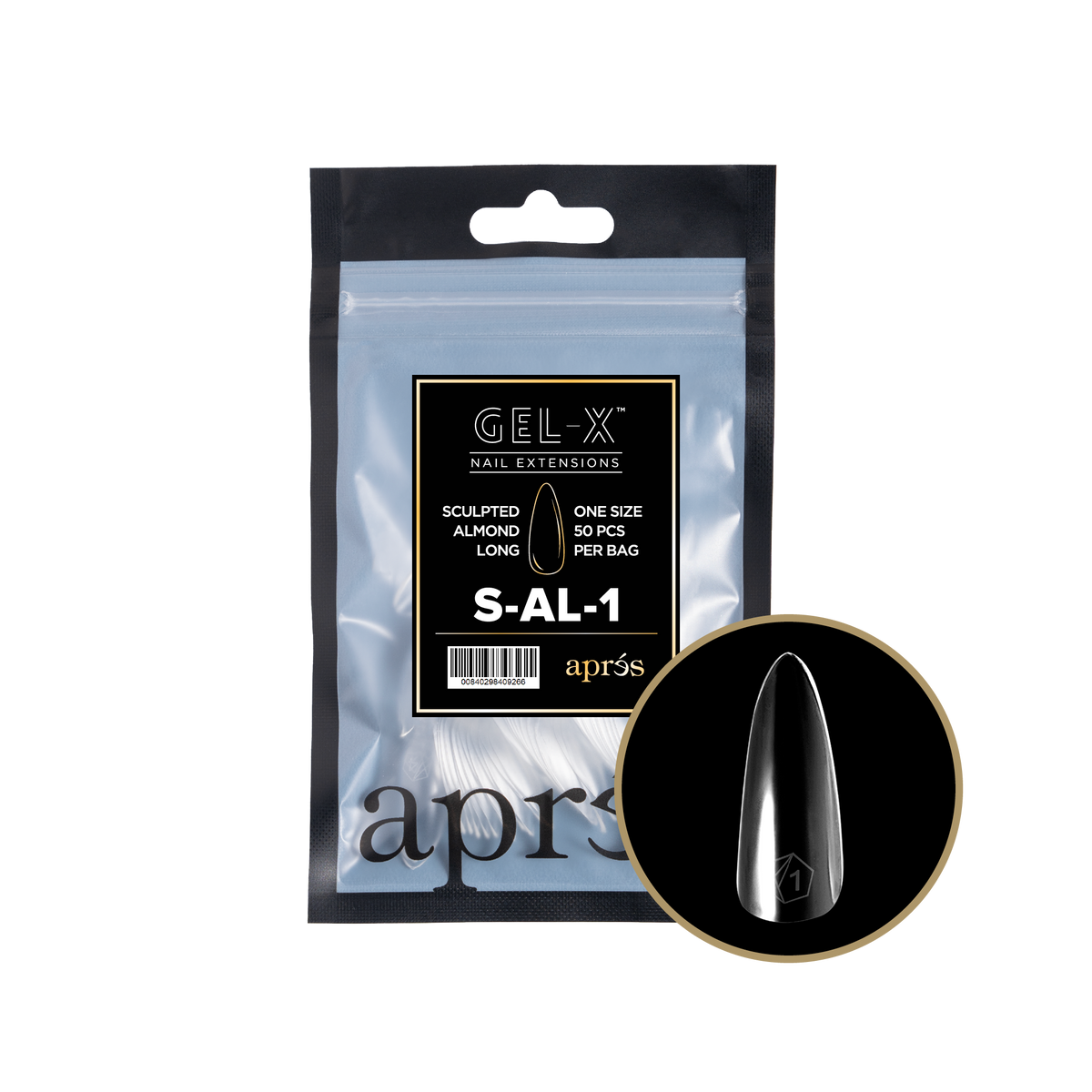 GEL-X SCULPTED ALMOND LONG 2.0 REFILL BAG
