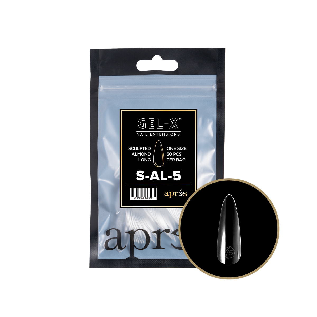 GEL-X SCULPTED ALMOND LONG 2.0 REFILL BAG