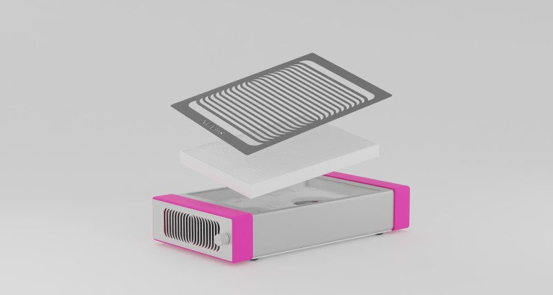 SHEMAX STYLE PRO NL |  ROSE NÉON - COLLECTEUR DE POUSSIÈRE PROFESSIONNEL POUR MANUCURE