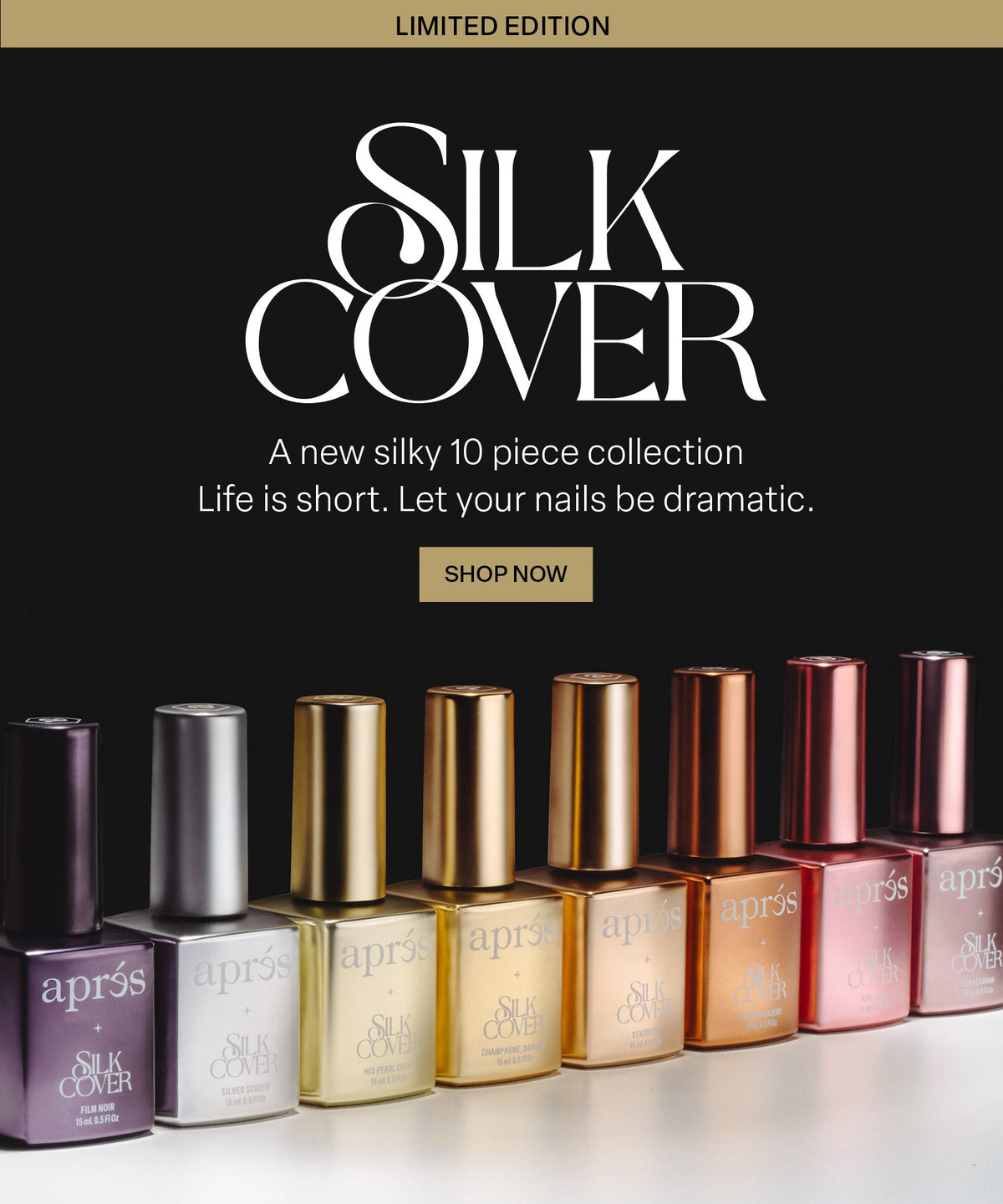 ENSEMBLE COMPLET COULEURS + SEAL ET BASE | SILK COVER - VERNIS GEL - APRÉS NAIL