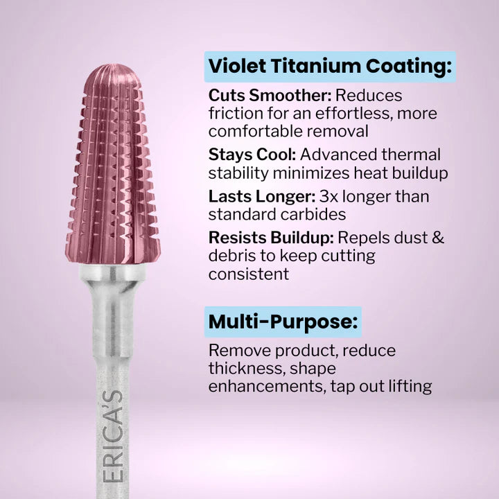 GEL X VIOLET | CARBIDE BIT - ERICA'S ATA