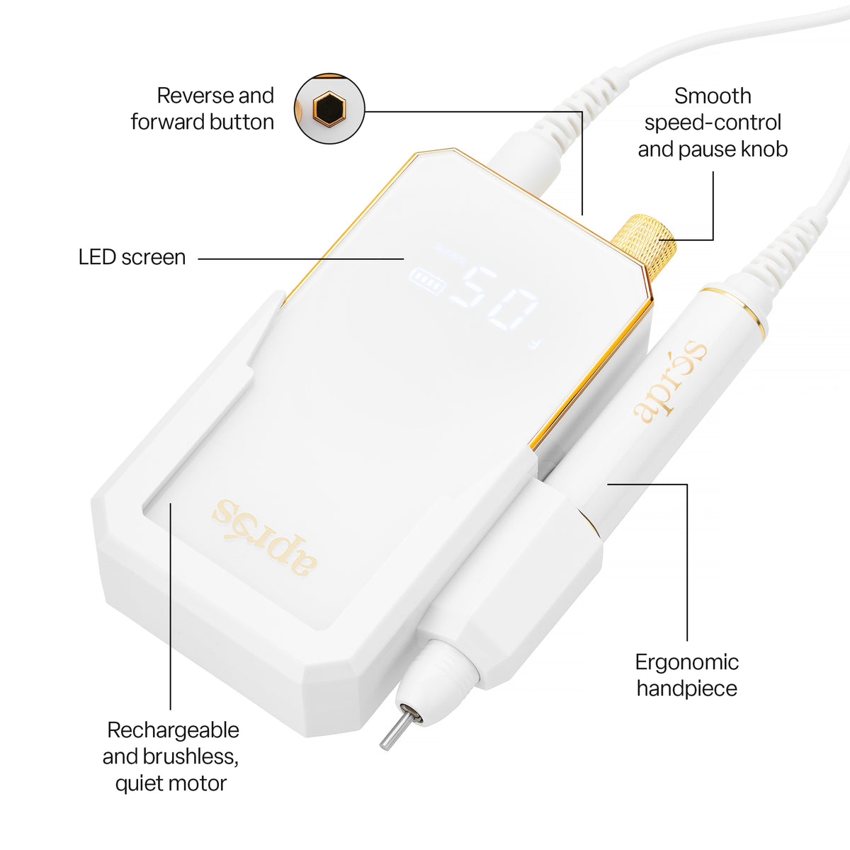 LIME ÉLECTRIQUE | BLANCHE - APRÉS NAIL