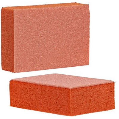 MINI SANDBLASTING BLOCK | ORANGE 180/240 - AMERICANANAILS