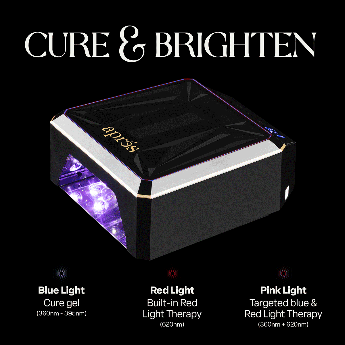 NOVA LED LAMP | NOIRE - APRÉS NAIL