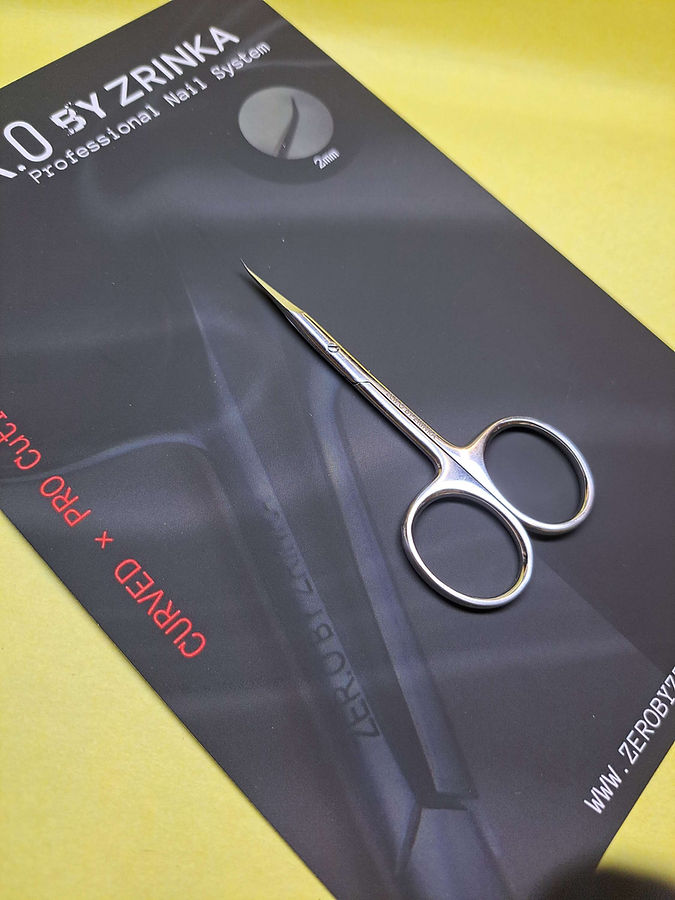 CISEAUX À CUTICULES COURBÉS X PRO - ZER.O BY ZRINKA