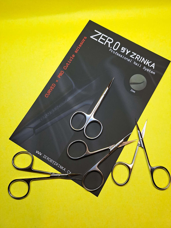 CISEAUX À CUTICULES COURBÉS X PRO - ZER.O BY ZRINKA