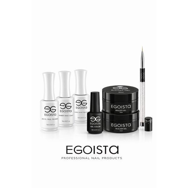 COMPLETE STARTER KIT | HARD GEL AND NATURAL NAILS - EGOISTA