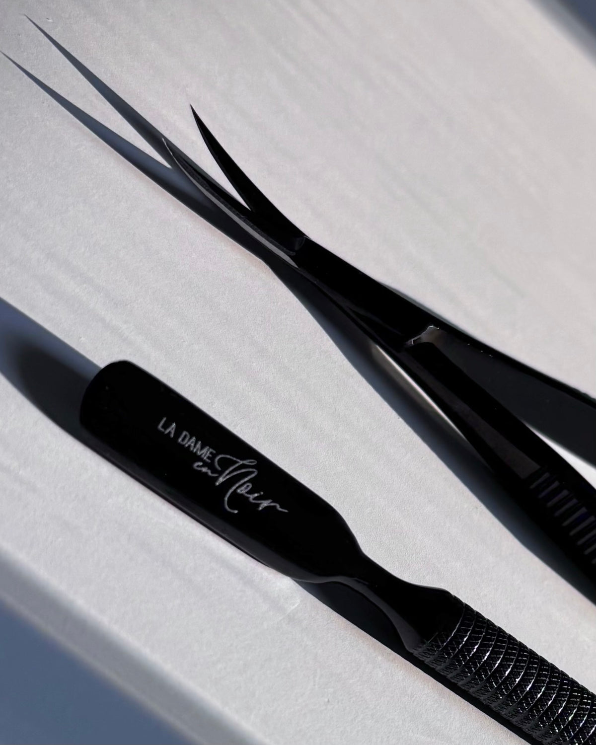 PRO SET CUTICLE PUSHER AND FLEXI SCISSORS - LDEN 